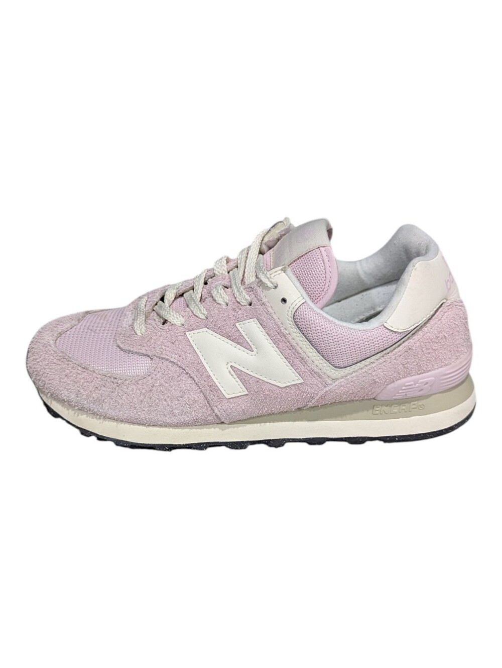 New Balance 574 Pink Rose Sugar Permafrost Frost Suede Classic Sneaker Walking 9